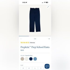 TBBC Prepletic™ Prep School Pants
Size 5